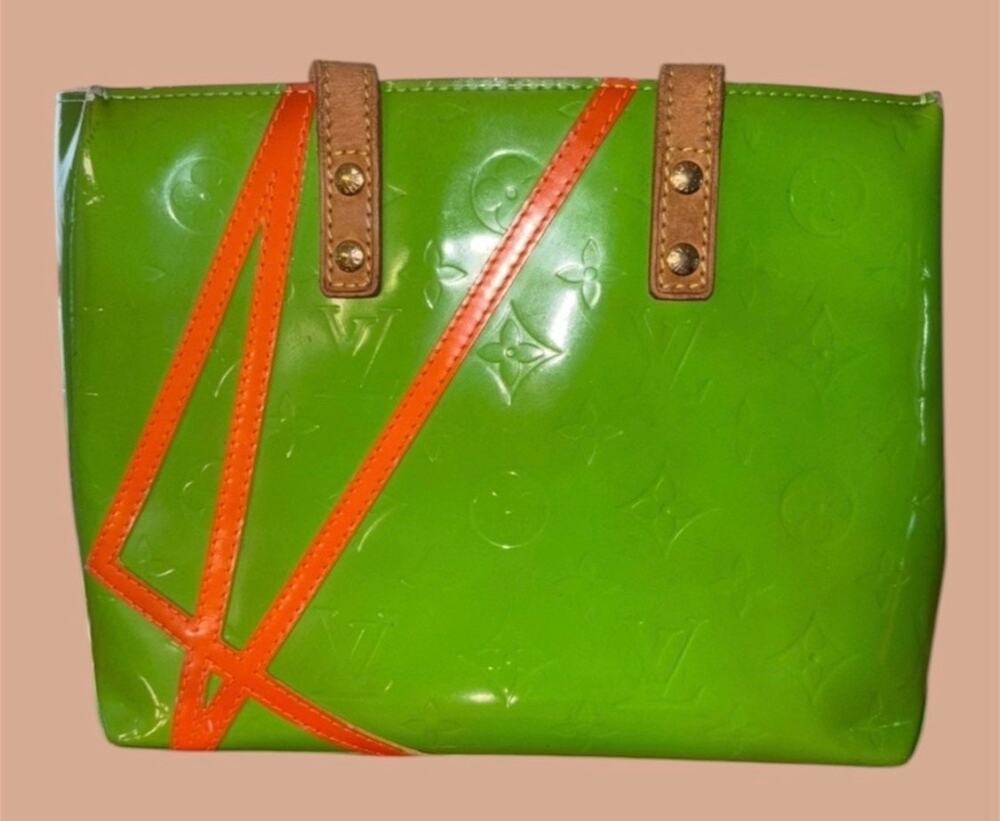 Louis Vuitton Reade PM Limited Edition Robert Wilson | Green Fluro Vernis | COA